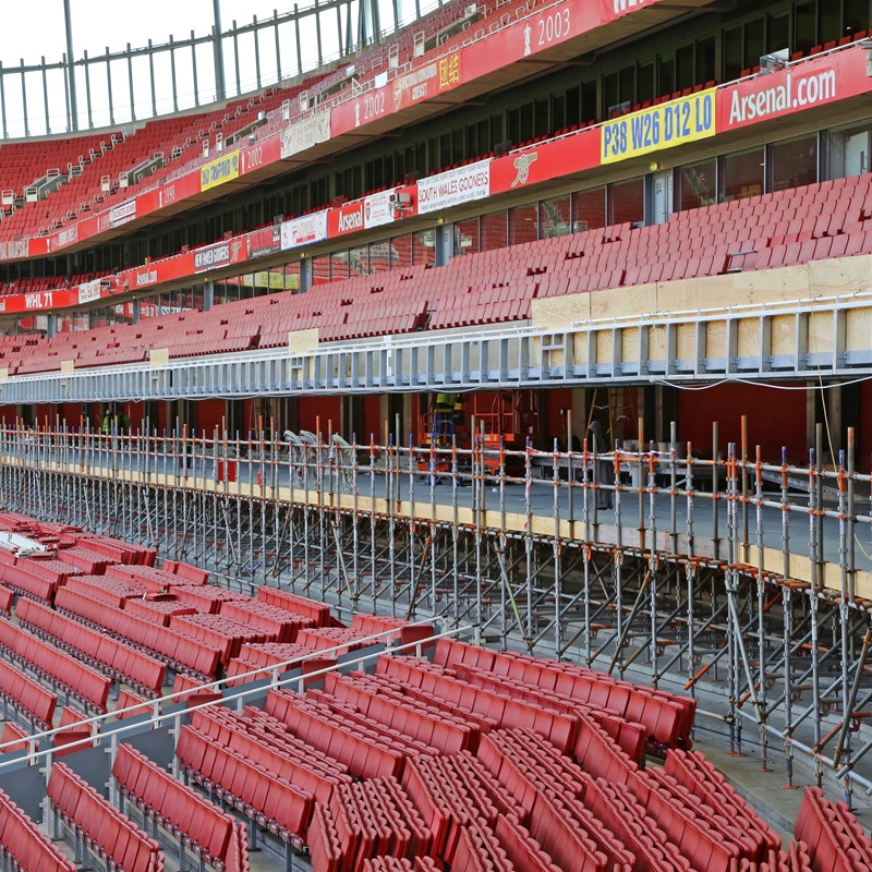 Emirates Stadium Haki Scaffolding