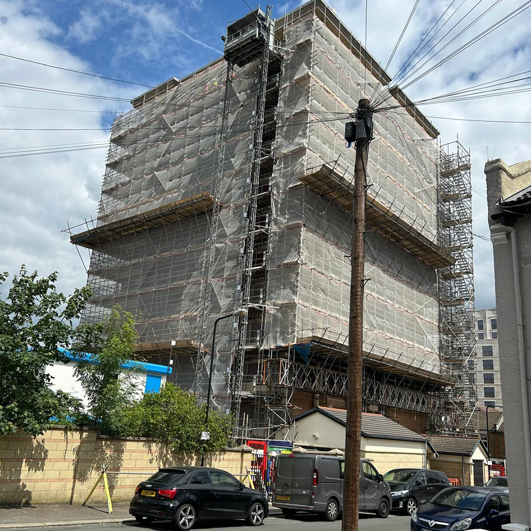 St David's Court Scaffolding