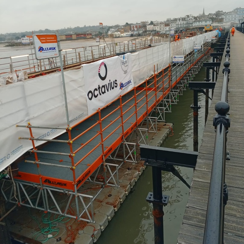 Ryde Pier Zone 2 Scaffolding